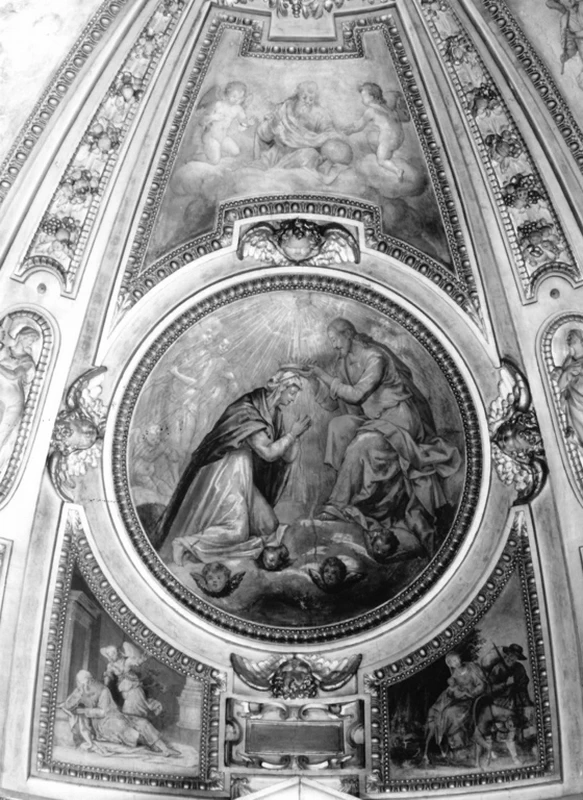 Aurelio Lomi - 114, Storie della vita di Gesù. Incoronazione di Maria Vergine, Chiesa di S. Maria in Vallicella, Roma 2
